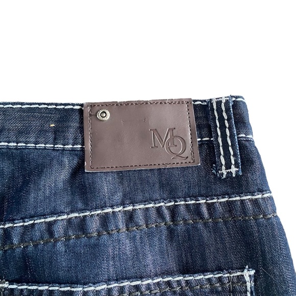 MARQ 75 Jeans Mens 36x32 Blue Medium Wash Denim Straight Leg Cotton - Picture 6 of 8